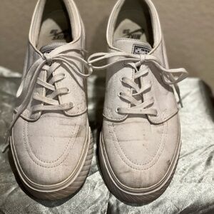Nike White Canvas Sneakers